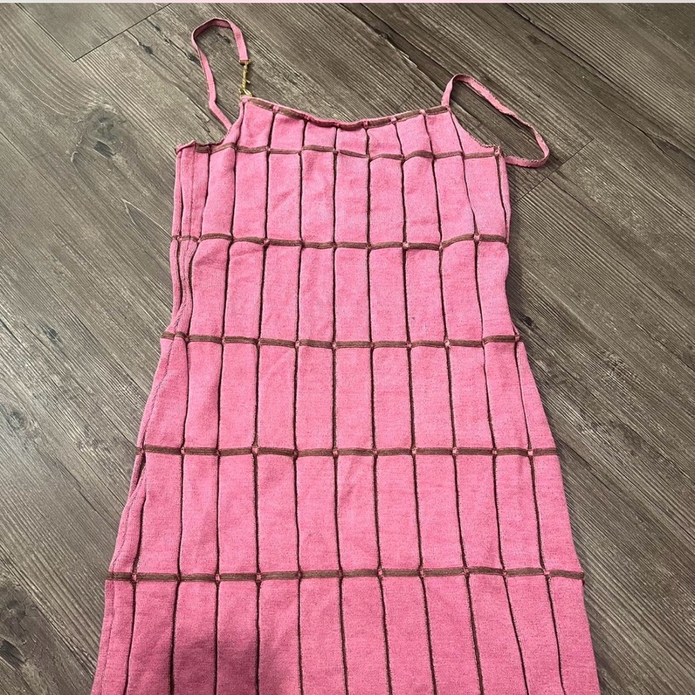 JACQUEMUS La Robe Maille Malha dress PINK
